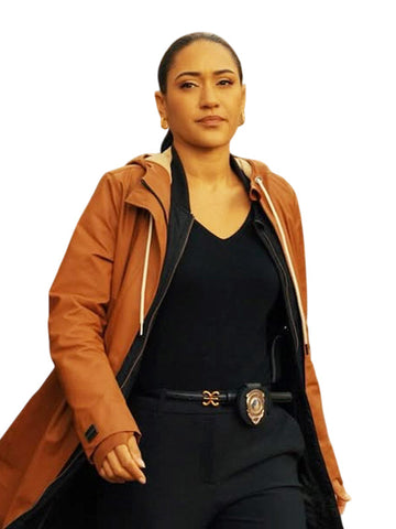 Saint-Pierre S01 Joséphine Jobert Brown Jacket