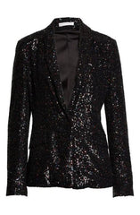 Sally Spectra The Young and The Restless Black Sequin Blazer