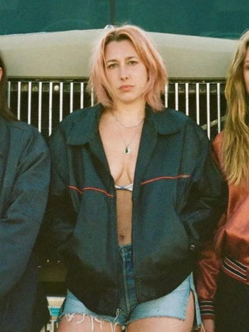Sam Quartin Candy Land Black Leather Jacket