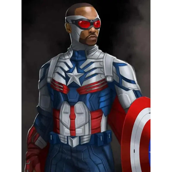 Sam Wilson Captain America Brave New World Leather Jacket