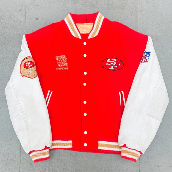 Super Bowl San Francisco 49ers Varsity Jacket