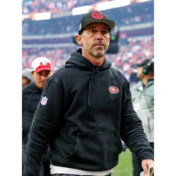 San Francisco 49ers Kyle Shanahan Black Pullover Hoodie