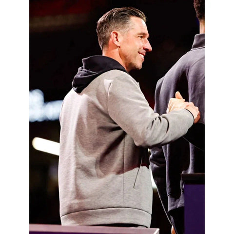 Kyle Shanahan Grey Bomber Jacket