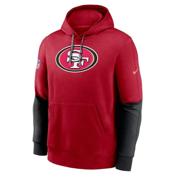 San Francisco 49ers Nike Sideline Club Pullover Hoodie