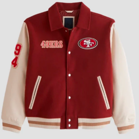 San Francisco 49ers Varsity Bomber Jacket