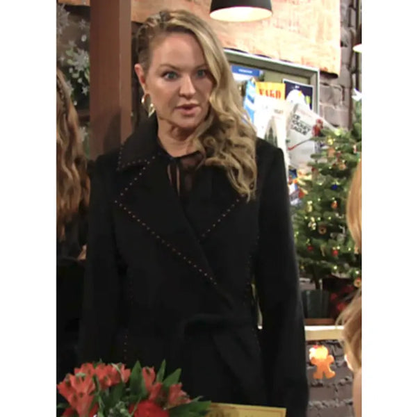 Sharon Newman The Young and the Restless Studded Coat