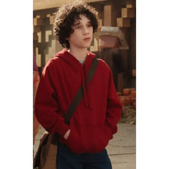 Sebastian Hansen Minecraft Movie Red Hoodie