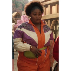 Danielle Brooks Minecraft Movie Colorful Cotton Jacket