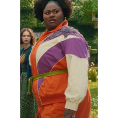 Danielle Brooks Minecraft Movie Colorful Cotton Jacket