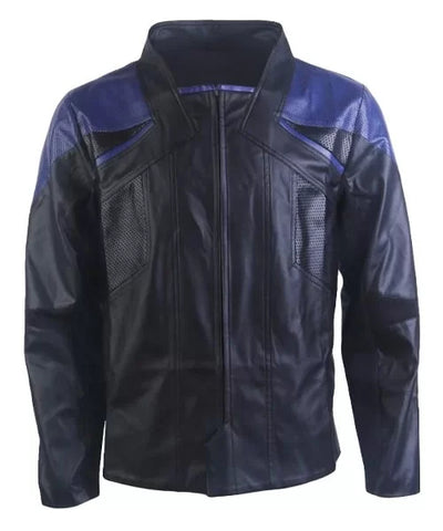 Season 3 Star Trek Picard Men’s Leather Field Jacket