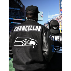 Seattle Seahawks Matt Hasselbeck Top 50 Players Black Jacket