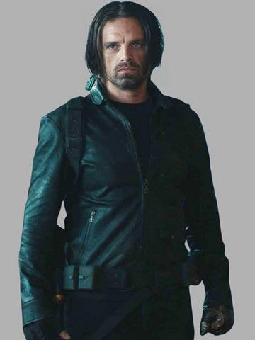 Sebastian Stan Thunderbolts 2025 Black Jacket