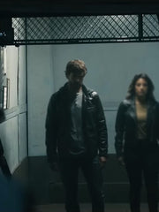Section 8 Jake Atherton Leather Hooded Jacket