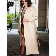 Selena Gomez NYC 2025 Trench Wool Coat