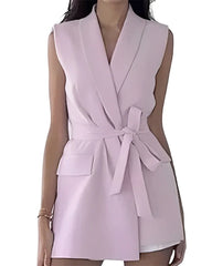 Selling the City Gisselle Meneses Sleeveless Blazer