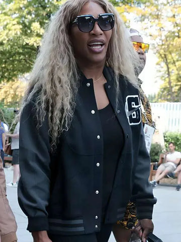 Serena Williams Paris Olympics 2024 Varsity Jacket
