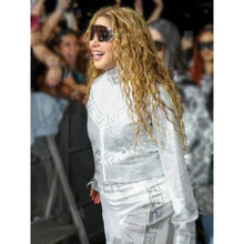 World Tour Opening Night 2025 Shakira White Jacket