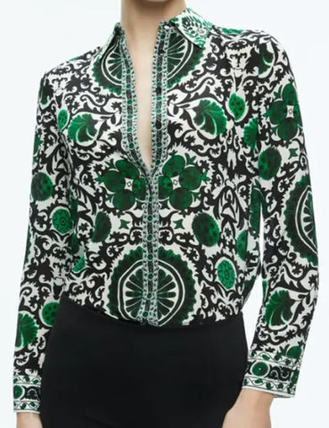 Shanola Hampton Found S02 Cotton Printed Shirt
