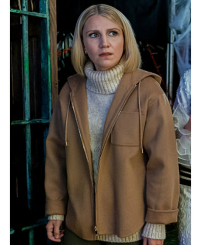 Elsbeth S03 Annaleigh Ashford Hooded Brown Jacket