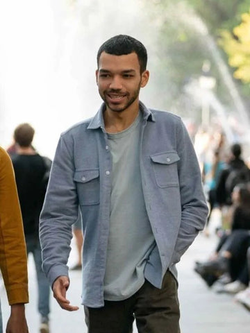 Sharper Justice Smith Blue Jacket