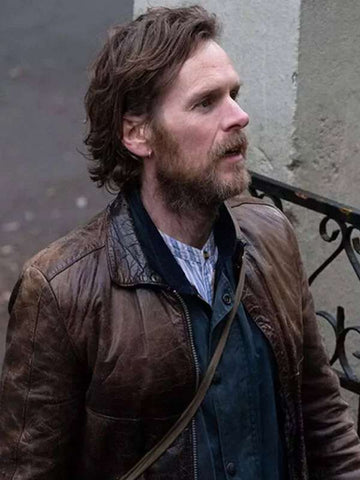 John Sweeney Until I Kill You S01 Brown Leather Jacket