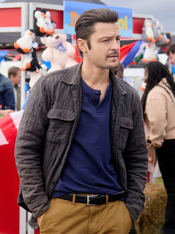Shifting Gears 2024 Tyler Hynes Gray Jacket