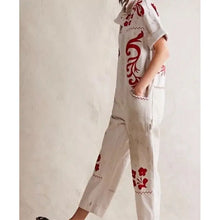 Sweet Magnolias S04 Caroline Lagerfelt Red Floral Jumpsuit
