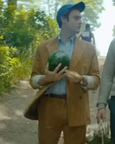 Douglas Booth Young Werther Brown Blazer