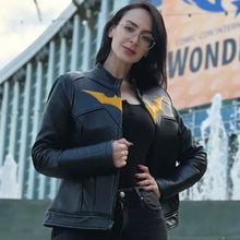 Batman Paper Moon Cosplay Black Leather Jacket