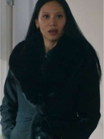 Clytemnestra Lomax SurrealEstate S02 Black Coat