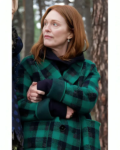 The Room Next Door Julianne Moore Checkered Jacket
