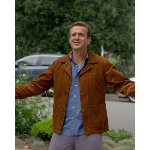 Shrinking S02 Jason Segel Brown Jacket