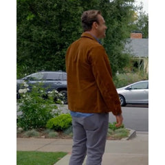 Shrinking S02 Jason Segel Brown Jacket