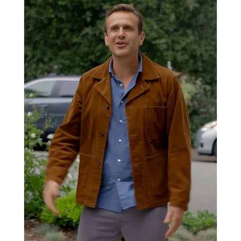 Shrinking S02 Jason Segel Brown Jacket
