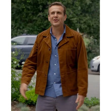 Shrinking S02 Jason Segel Brown Jacket