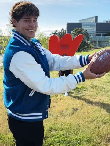 Noah Beck Sidelined The QB and Me 2024 Varsity Jacket