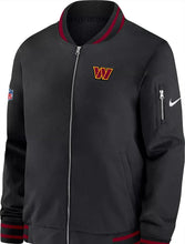 Sims Nike Washington Commanders Coaches Black Bomber Jacket