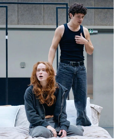 Sadie Sink Cropped Black Hoodie