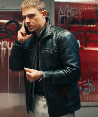 Sixty Minutes 2024 Paul Lehmann Black Leather Jacket