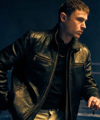 Sixty Minutes 2024 Paul Lehmann Black Leather Jacket