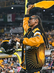 Snoop Dogg Steelers Varsity Jacket