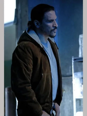 Snowfall S06 Sergio Peris-Mencheta Brown Jacket