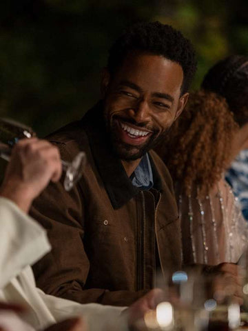 Jay Ellis Somebody I Used to Know Brown Jacket
