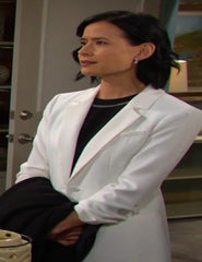 Sophia choi Days Of Our Lives White Blazer