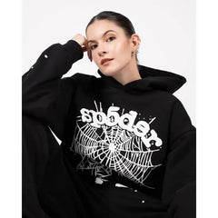 Sp5der OG Web Black Hoodie