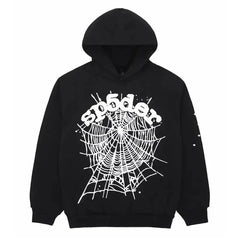 Sp5der OG Web Black Hoodie