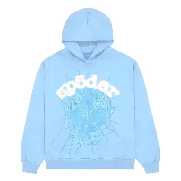 Sp5der Web  Sky Blue Hoodie