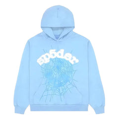 Sp5der Web  Sky Blue Hoodie