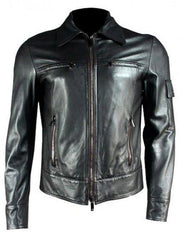 Topher Grace Spider-Man 3 Black Leather Jacket