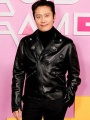 Lee Byung-hun Squid Game S02 Black Leather Jacket